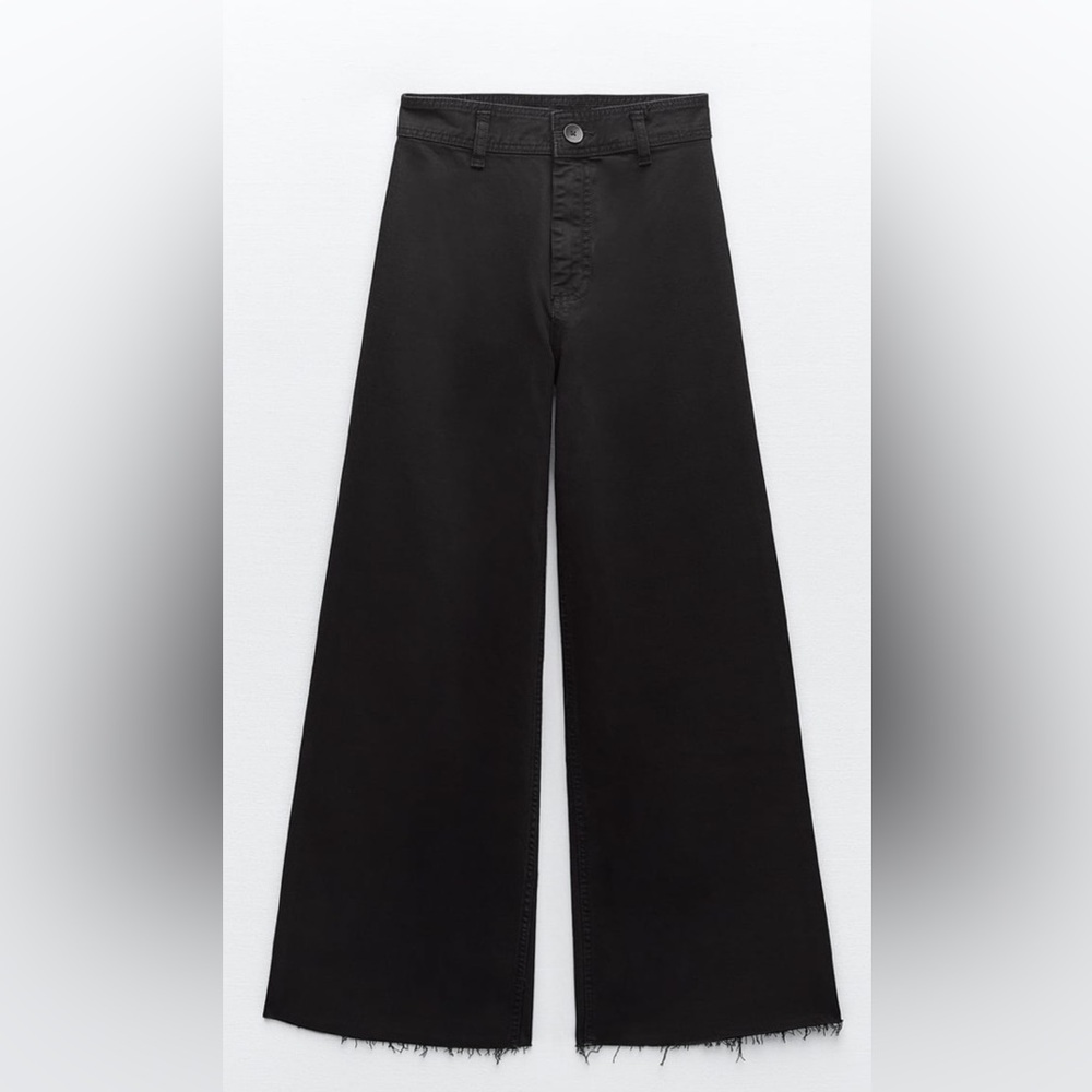 Zara collection, high waist, marine style jeans.